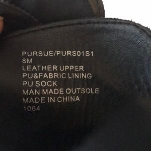 Steve Madden Shoes - STEVE MADDEN PURSUE BLACK LEATHER BOOTIES Steve Madden Shoes - STEVE MADDEN PURSUE BLACK LEATHER BOOTIES